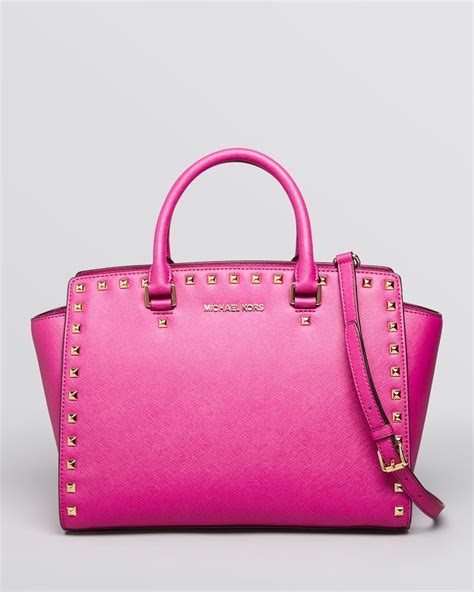 michael kors selma pink|michael kors selma large sale.